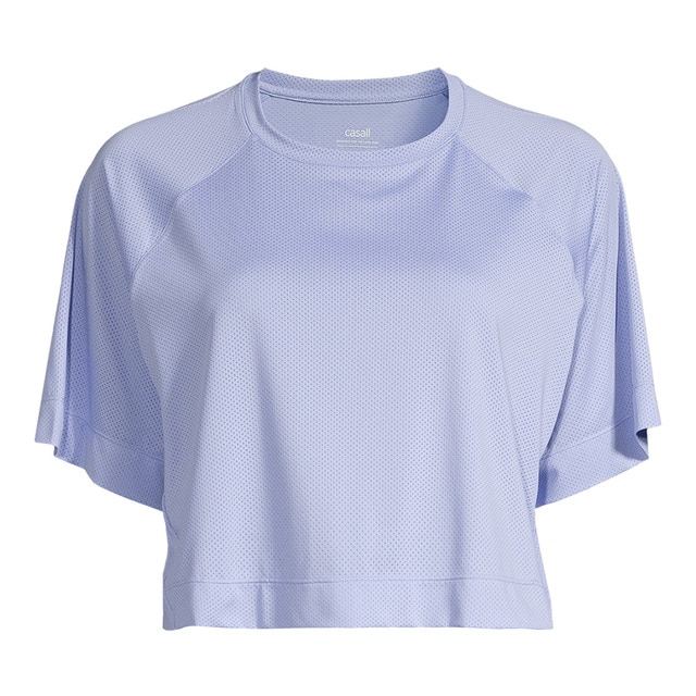 Imagem 0 de T-shirt de Mulher Laser Mesh Crop Tee