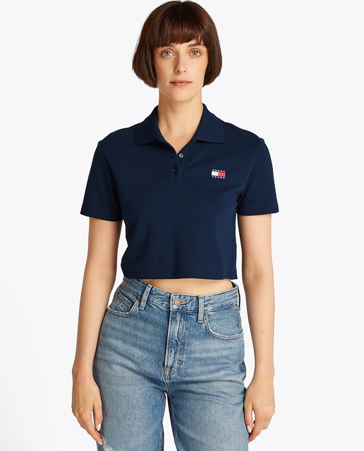 Imagem 0 de Polo Cropped Boxy Fit com Manga Curta