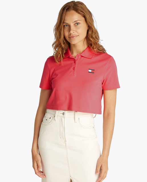 Imagem 0 de Polo Cropped Boxy Fit com Manga Curta