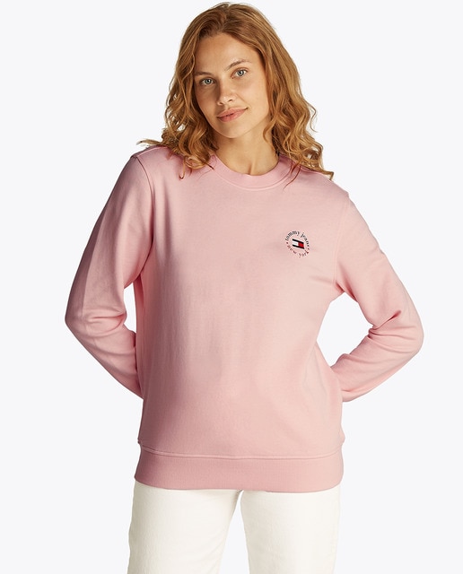 Imagen 0 de Sudadera de mujer de cuello redondo y fit regular