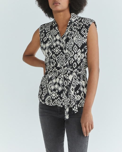 Imagen 0 de Chaleco estampado de mujer