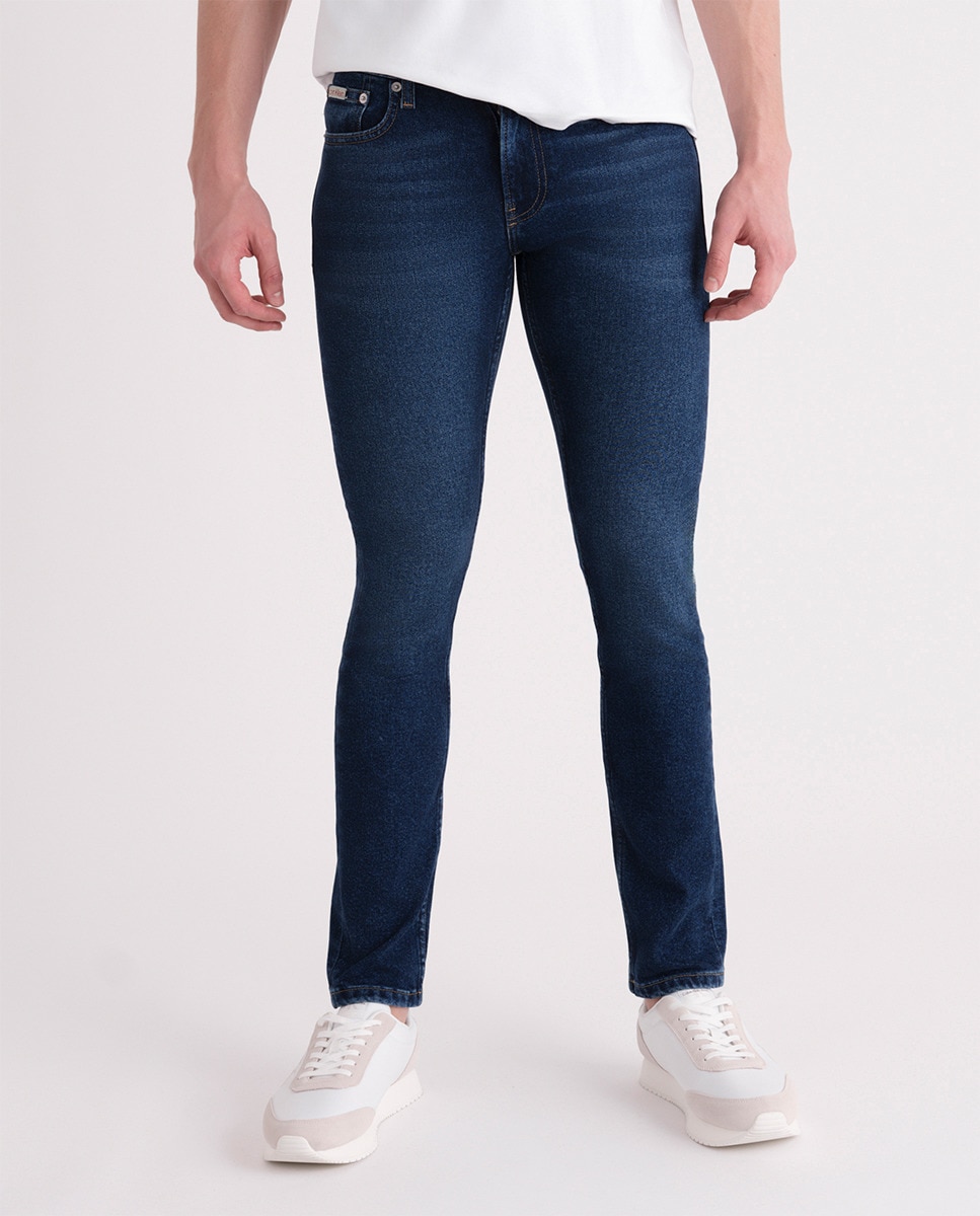 Jeans Slim Fit Azul-2