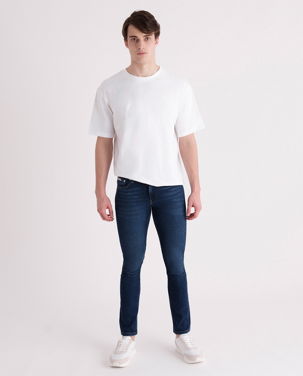 Jeans Slim Fit Azul-1