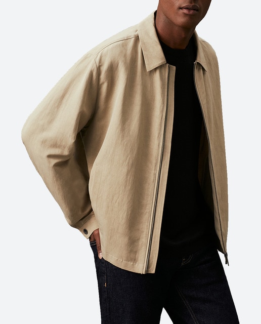 Imagen 0 de Chaqueta de lino y lyocell de hombre