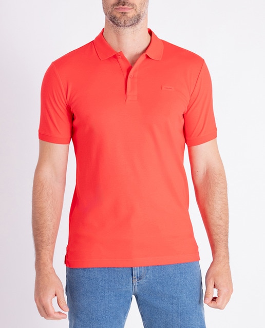 Imagen 0 de Camisa tipo polo slim de hombre