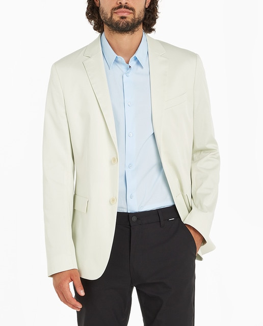 Imagen 0 de Blazer slim de satén elástico de hombre
