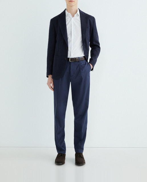 Imagen 0 de Camisa de hombre de vestir slim estampada