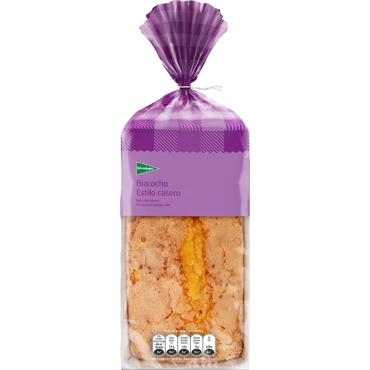 Bolo Tipo Caseiro embalagem 250 g