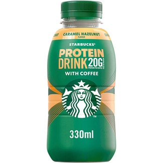 Protein bebida de caramelo hazelnut con café botella 330 ml - Starbucks