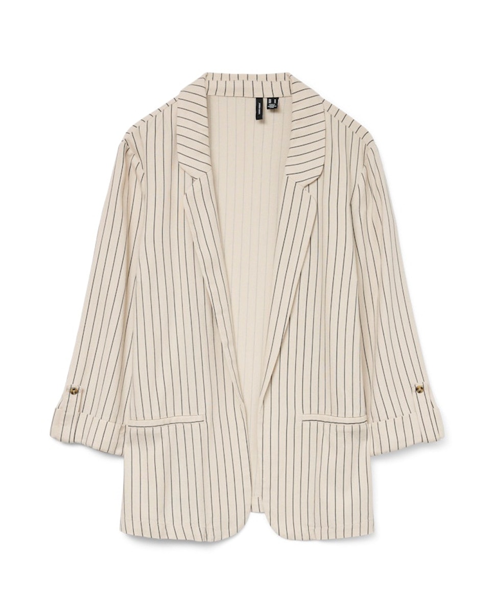 Blazer Clássico Aberto Cru-4