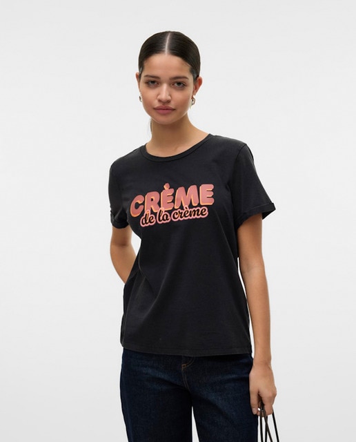 Imagem 0 de T-shirt Estampada com Manga Curta