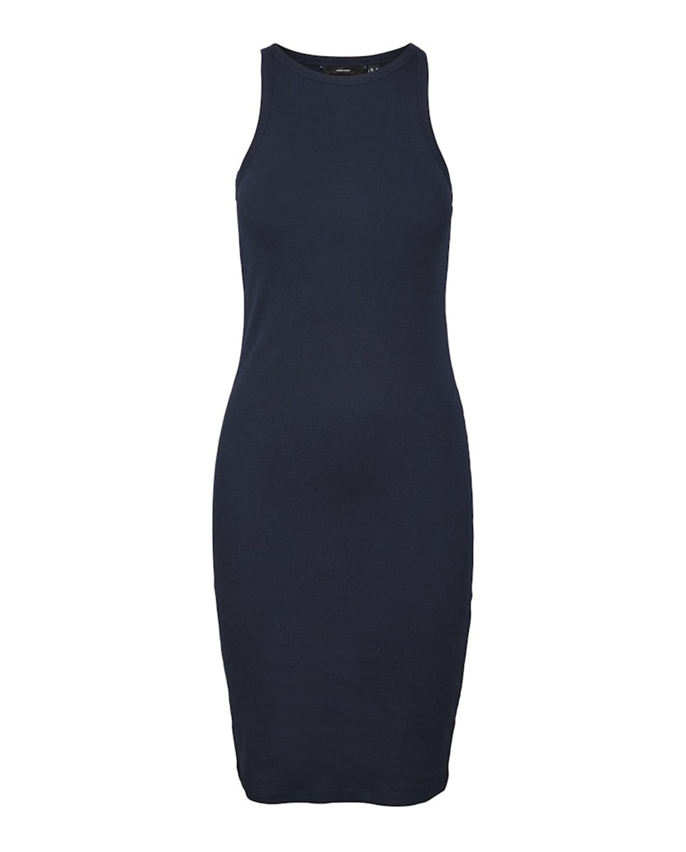 Vestido Midi Cintado Azul-marinho-7