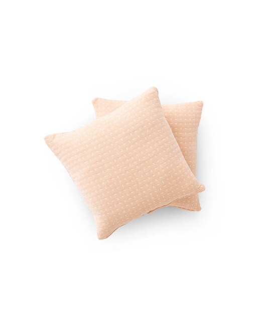 Imagen 0 de Pack 2 Fundas cojín jacquard Bora Beige