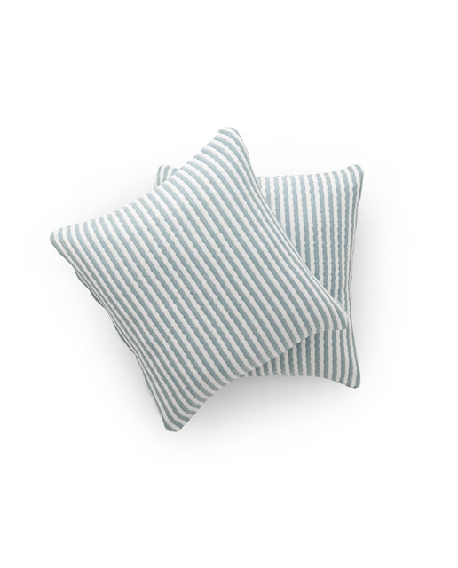 Imagen 0 de Pack 2 Fundas cojín jacquard rayas Agua