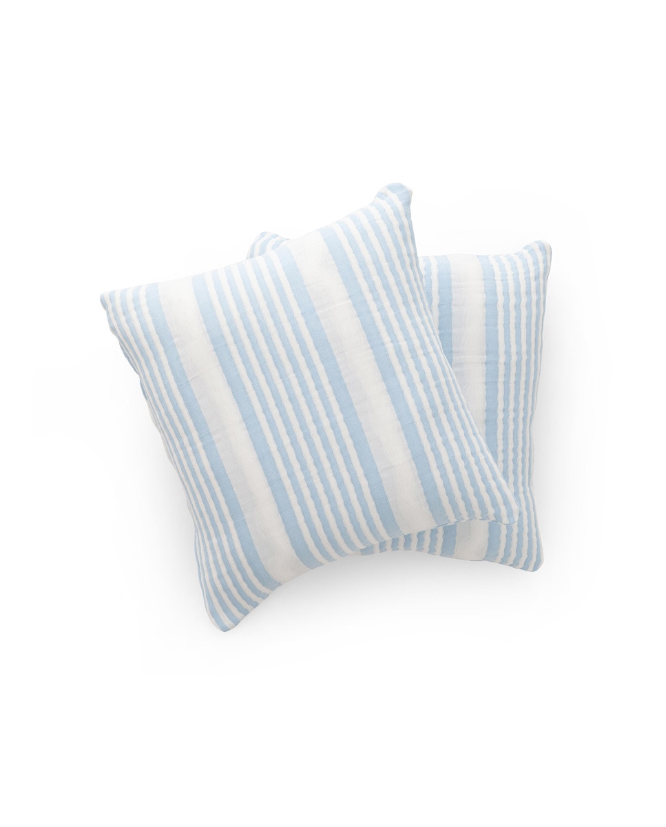 Imagen 0 de Pack 2 Fundas cojín jacquard Celeste