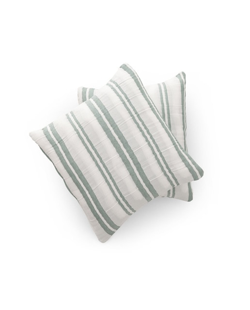 Imagen 0 de Pack 2 Fundas cojín jacquard Tena Verde