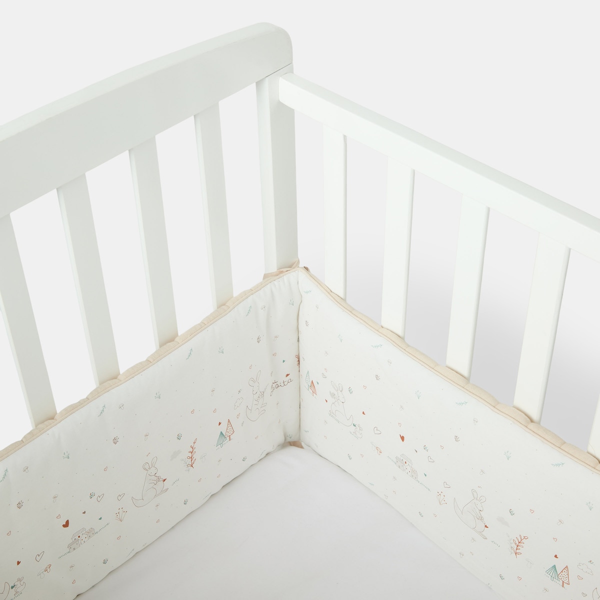 Bumper Cotton Juice Baby Home Amore 30*180cm Amore Canguro Natural-1