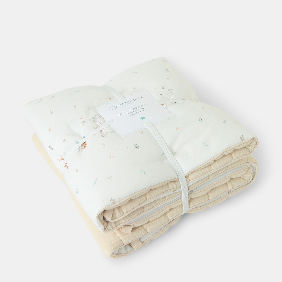 Bumper Cotton Juice Baby Home Amore 30*180cm Amore Canguro Natural-4