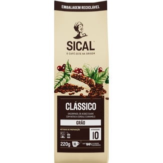 Café em Grão 5 Estrelas embalagem 220 g - Sical