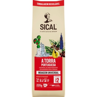 Café Moído a Torra Portuguesa embalagem 250 g - Sical