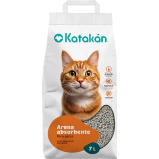 Areia Absorvente para Gatos embalagem 7 L - Katakán