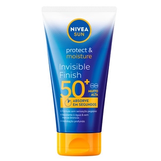 Protetor Protect&Moisture Invisible FP50+ embalagem 150 ml - Nivea Sun