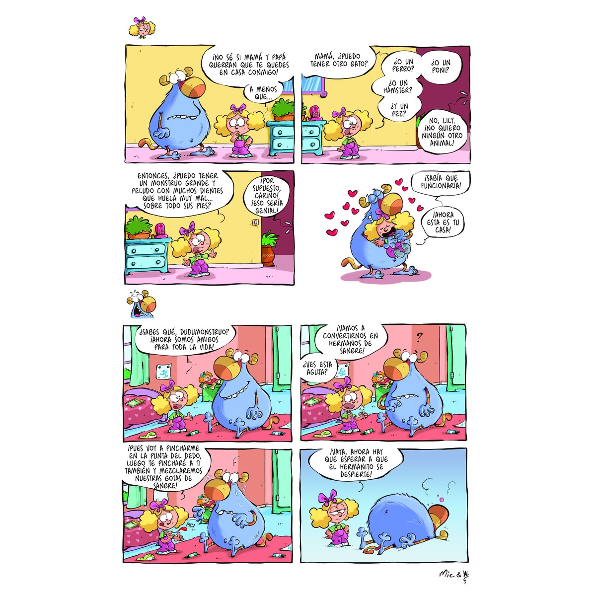 Lily y dudu monstruo 3