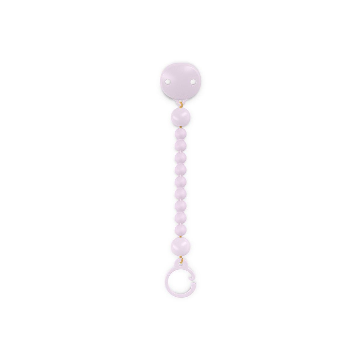 Pinça de Chupeta Bolinhas Silicone Colour Essence Lilás-1