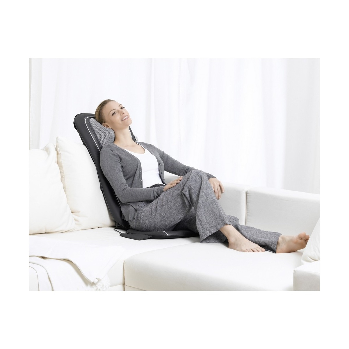Massajador Shiatsu Beurer MG260 Esteira de Massagens - Multizonas Cinzento-4