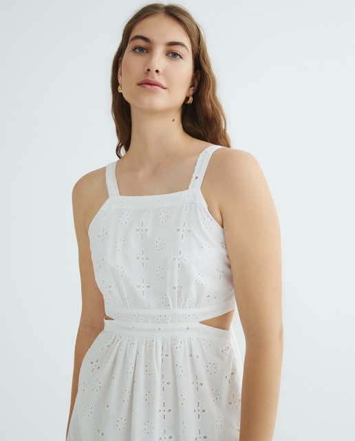 Imagen 0 de Vestido mujer bordado aberturas