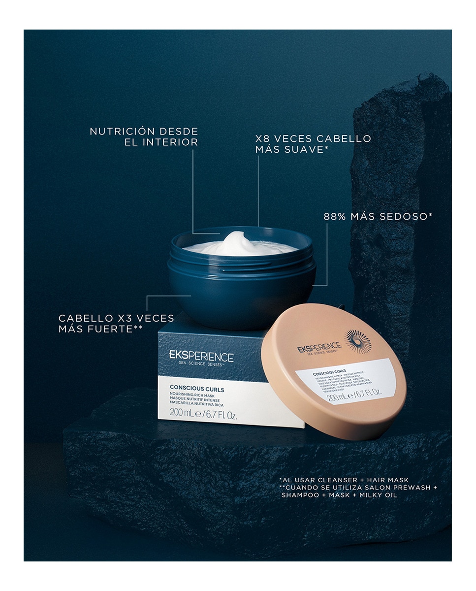 Mascarilla Capilar Curls Rich Mask 200 ml Eksperience 2