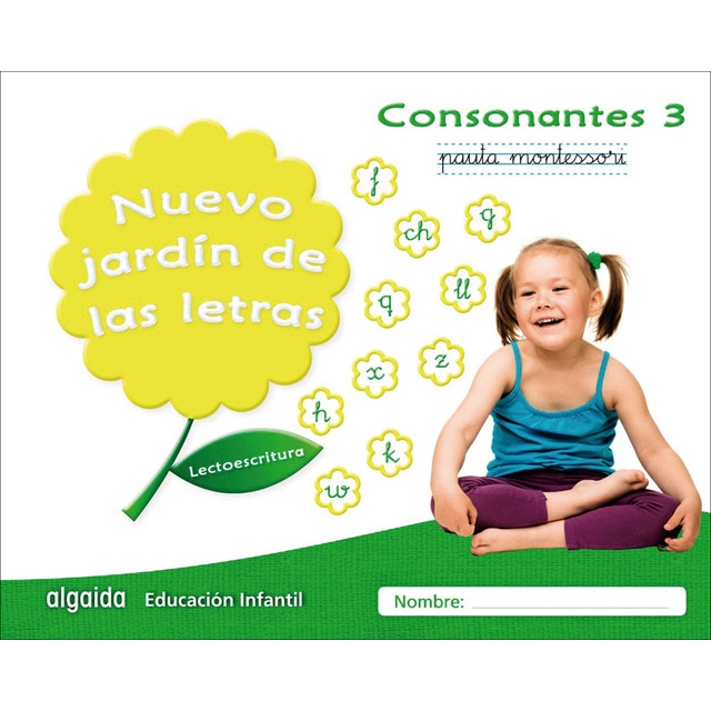 Imagen 0 de Nuevo jardín de las letras. Consonantes 3. Pauta.: Lectoescritura Pauta
