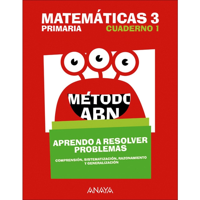 Imagen 0 de Matemáticas 3. Método ABN. Aprendo a resolver problemas 1.  (Tapa blanda)