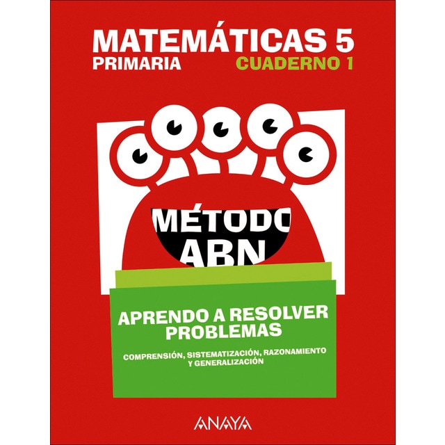 Imagen 0 de Matemáticas 5. Método ABN. Aprendo a resolver problemas 1.  (Tapa blanda)