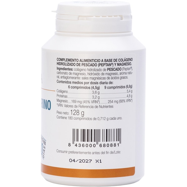 Marine collagen with magnesium, lemon flavour, gluten-free can 180 tablets