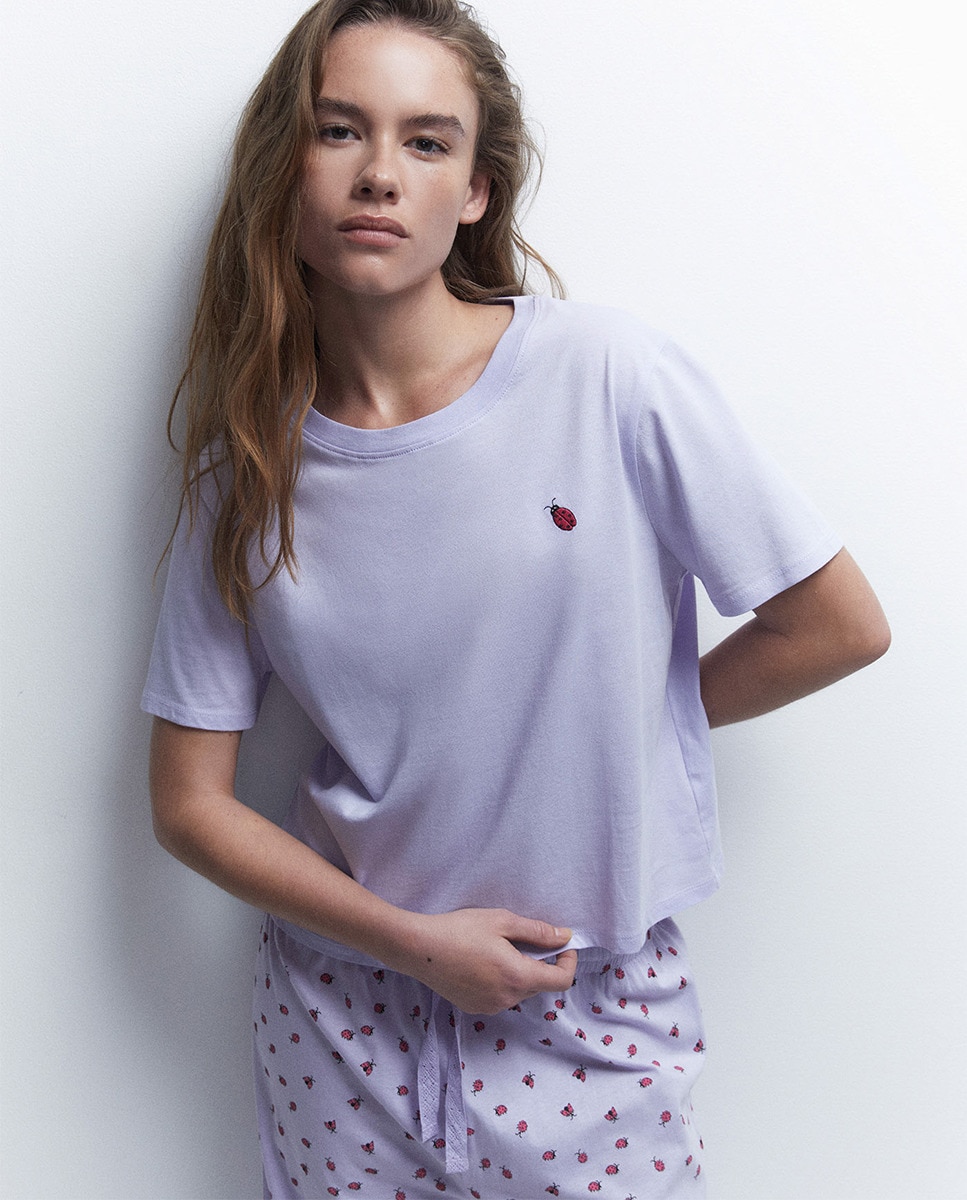 Pijama Joaninhas Lilás-4