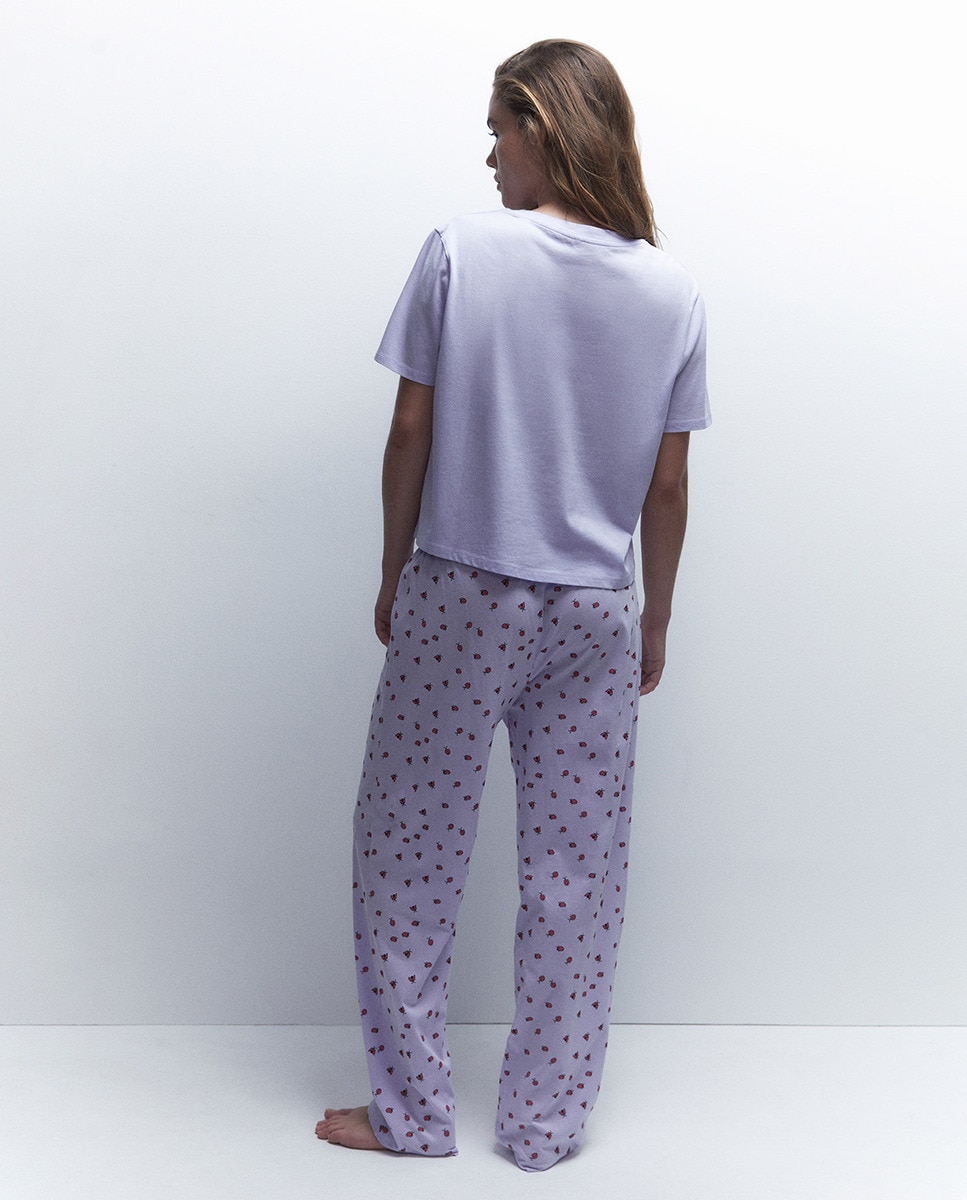 Pijama Joaninhas Lilás-2
