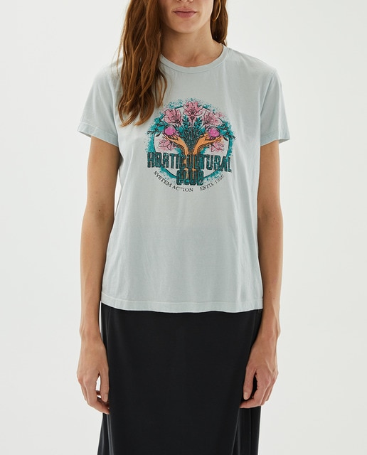 Imagen 0 de Camiseta print Horticural club de mujer