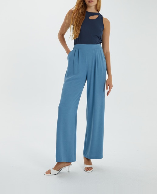 Imagen 0 de Pantalón de mujer ancho goma elástica