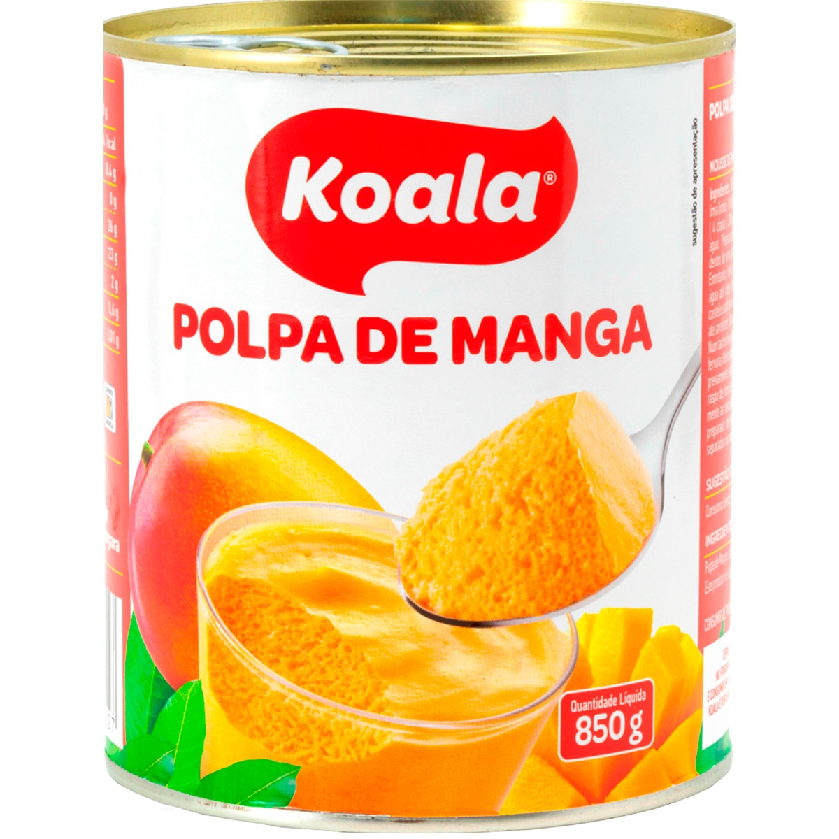 Polpa de Manga lata 860 g