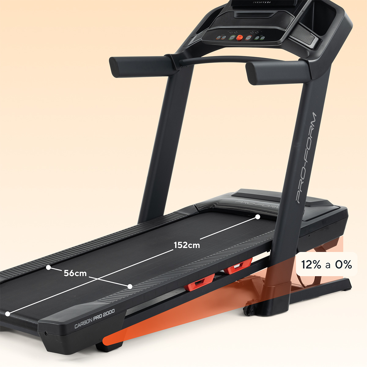 Cinta correr Carbon Pro 2000 Proform Negro-12