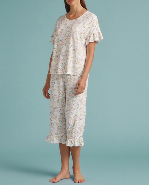 Imagen 0 de Pijama capri de mujer con estampado