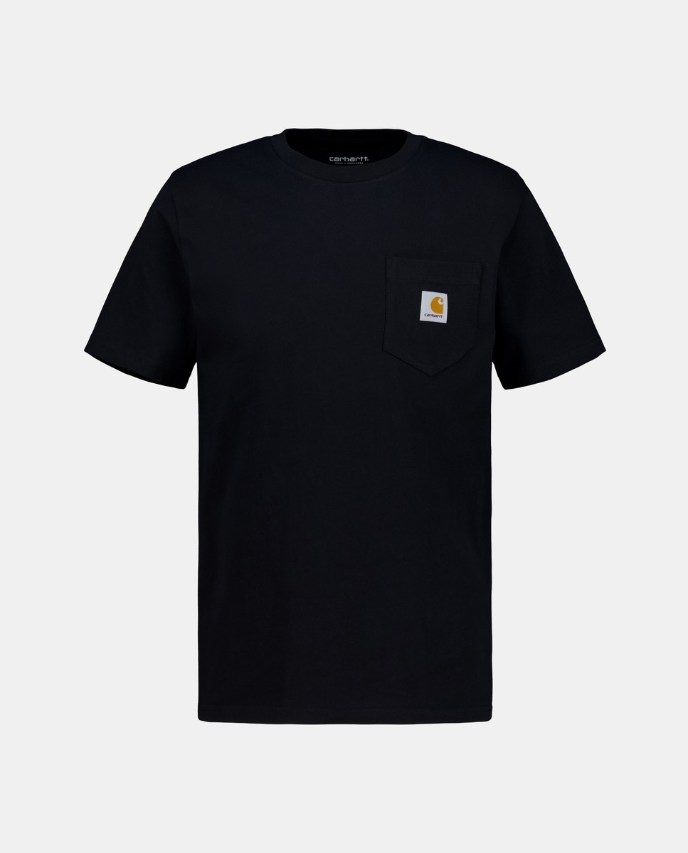 T-shirt S/S Pocket Preto-4