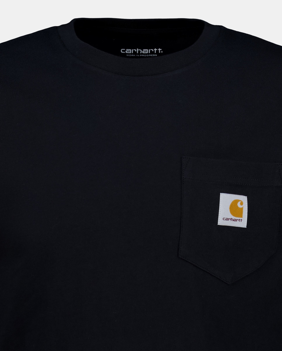 T-shirt S/S Pocket Preto-5