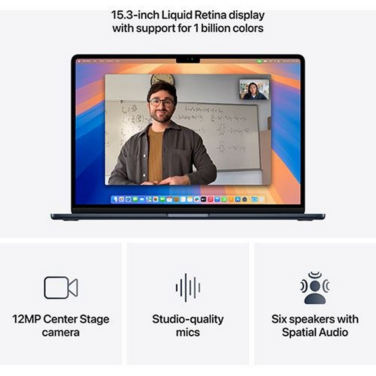 MacBook Air 15'' (2025), M4, CPU 10-core, RAM 16GB, 256GB SSD, GPU 10-core - Midnight 5