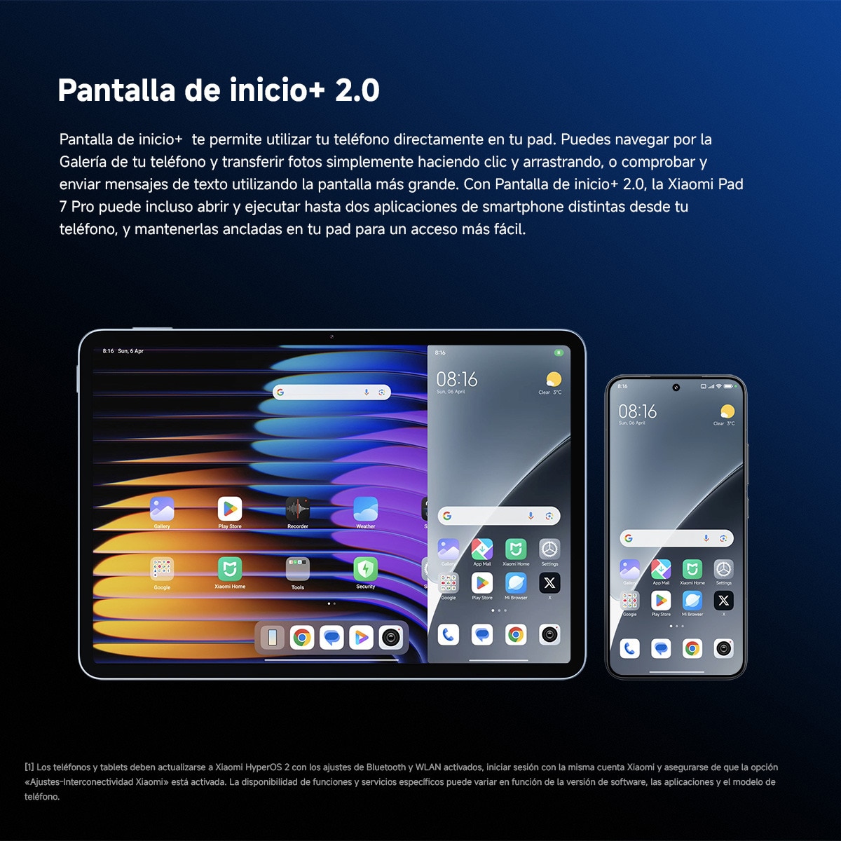 Tablet Xiaomi Pad 7 Pro, 12GB + 512GB, 11,2", Wi-Fi + Funda - Teclado Gris mate-9