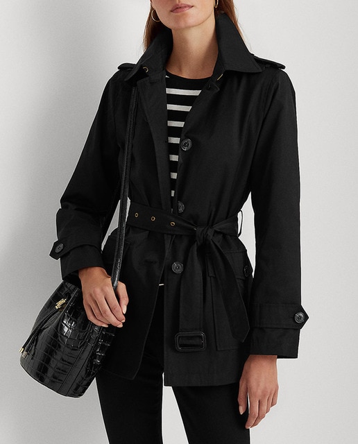 Imagen 0 de Gabardina de mujer lisa con botones