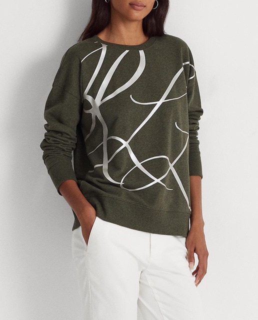 Imagen 0 de Sudadera de mujer de cuello redondo con logo