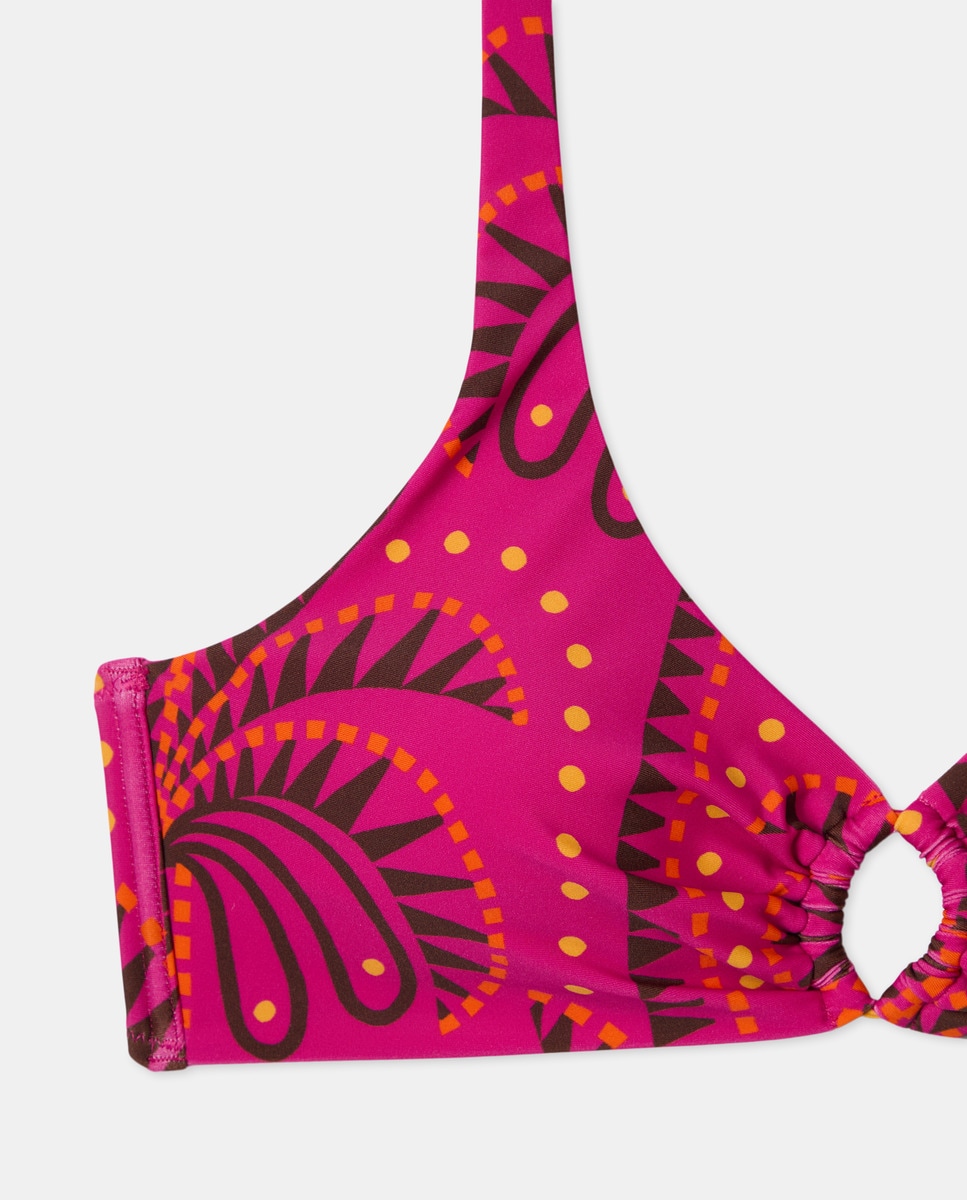 Top de Biquíni Rosa-5