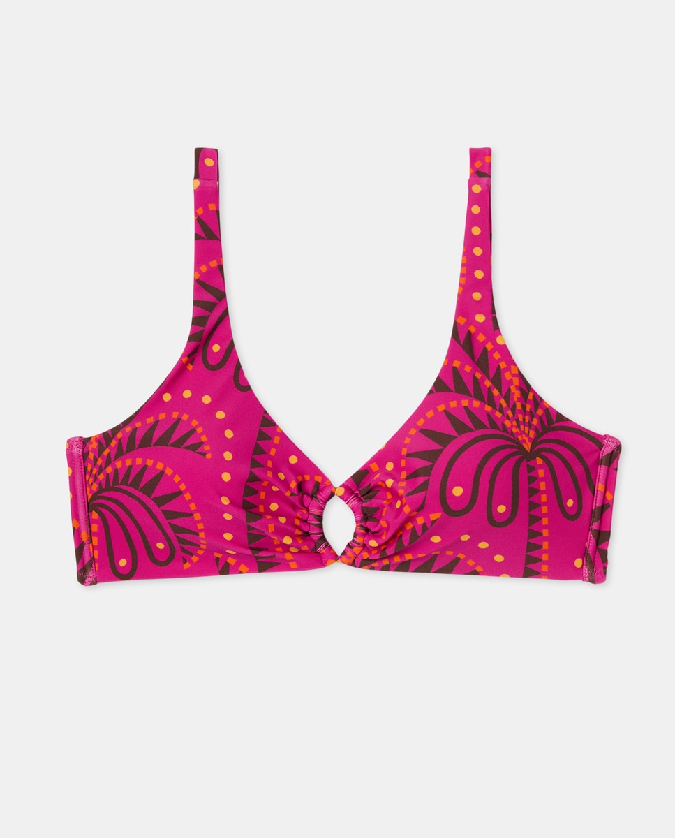 Top de Biquíni Rosa-4